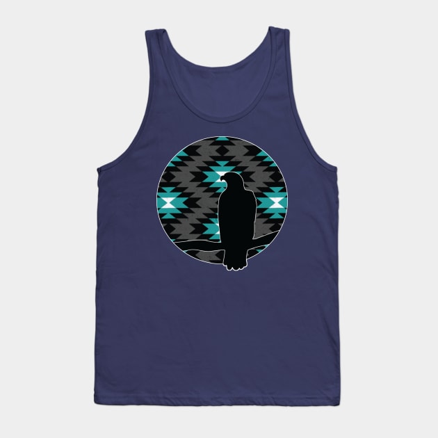 Sitting Eagle - 3 Tank Top by Brightfeather